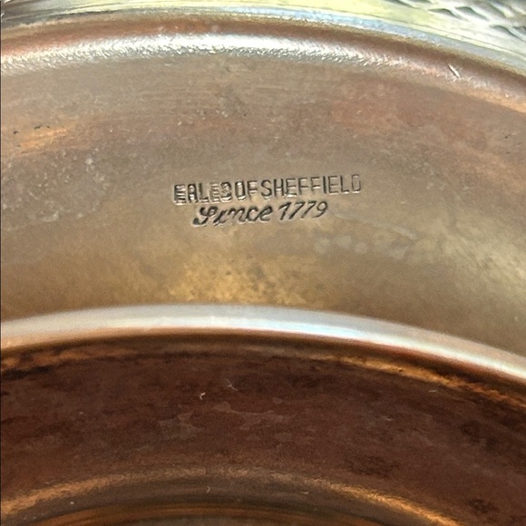 Wales of Sheffield Vintage Silverplate Cut Glass Cruet Set Made in Italy - Picture 11 of 16